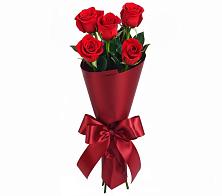 Букет 5 Красных роз Эдлесс Лав в Алферьево