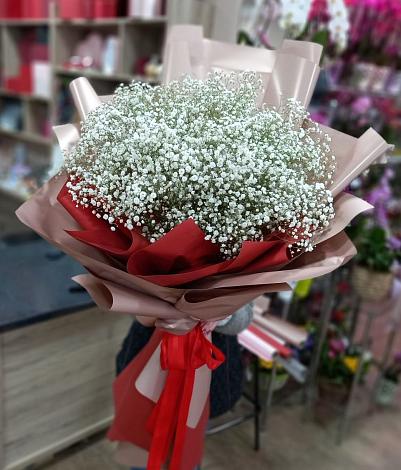 Букет цветов из: Гипсофила в Алферьево