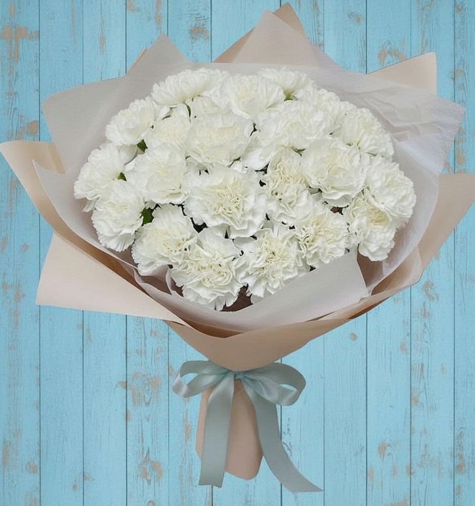 Букет цветов из: Гвоздики в Алферьево