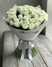 Букет 35 Белых роз в Алферьево
