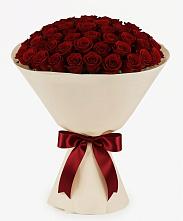 Букет 101 Бордовая роза Блэк Бакарра в Алферьево
