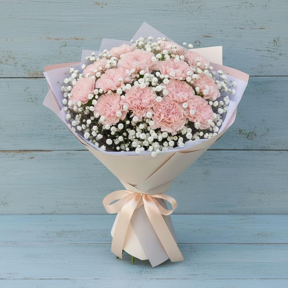 Букет цветов из: Гвоздики в Алферьево