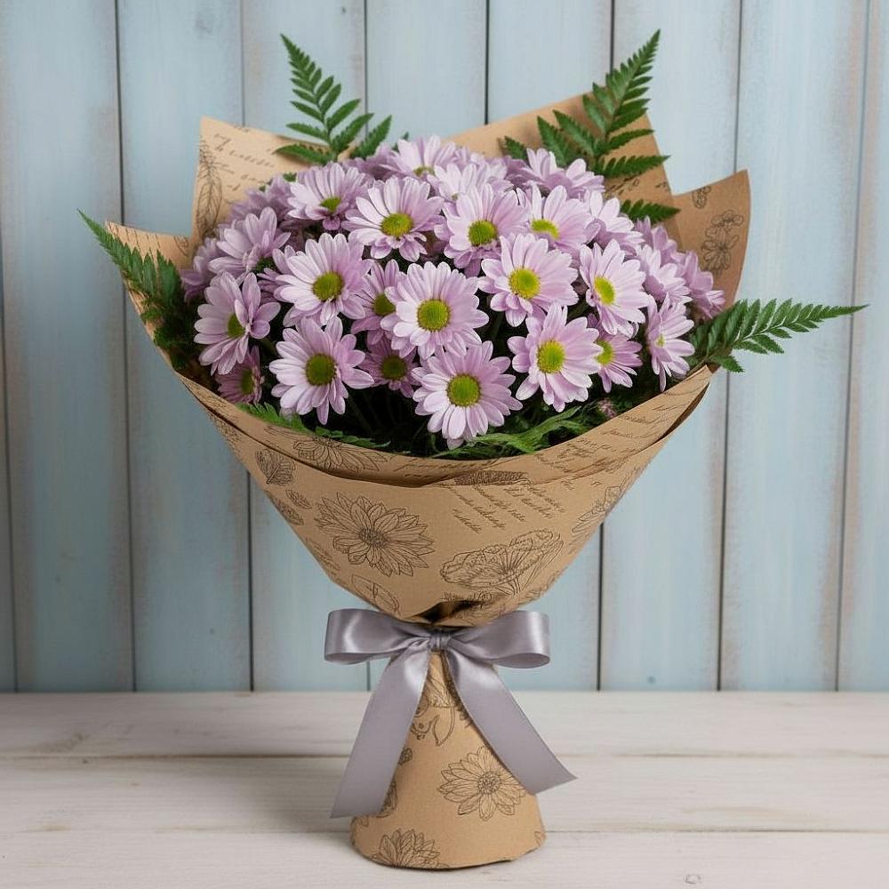 Букет цветов из: Хризантемы в Алферьево
