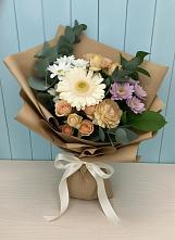 Букет цветов из:  Герберы и Хризантемы в Алферьево