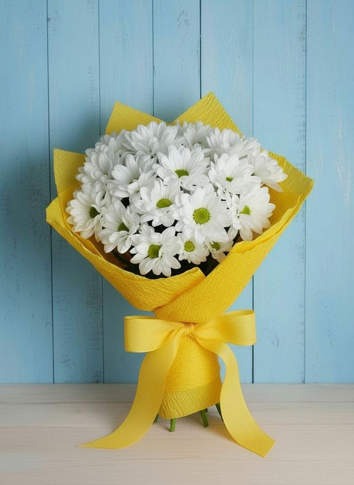 Букет цветов из: Хризантемы в Алферьево