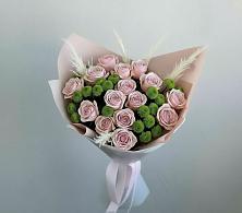 Букет цветов из:  Розы и Хризантемы в Алферьево