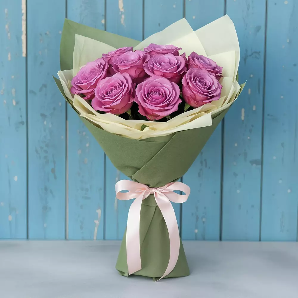 Букет Розы Фёрст Леди в Алферьево