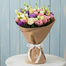 Букет цветов из:  Лизиантусы в Алферьево